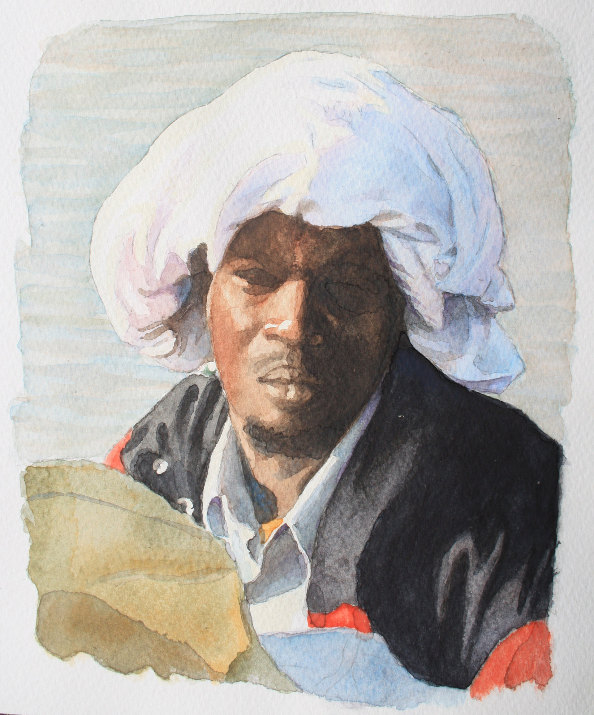 Homme au turban blanc