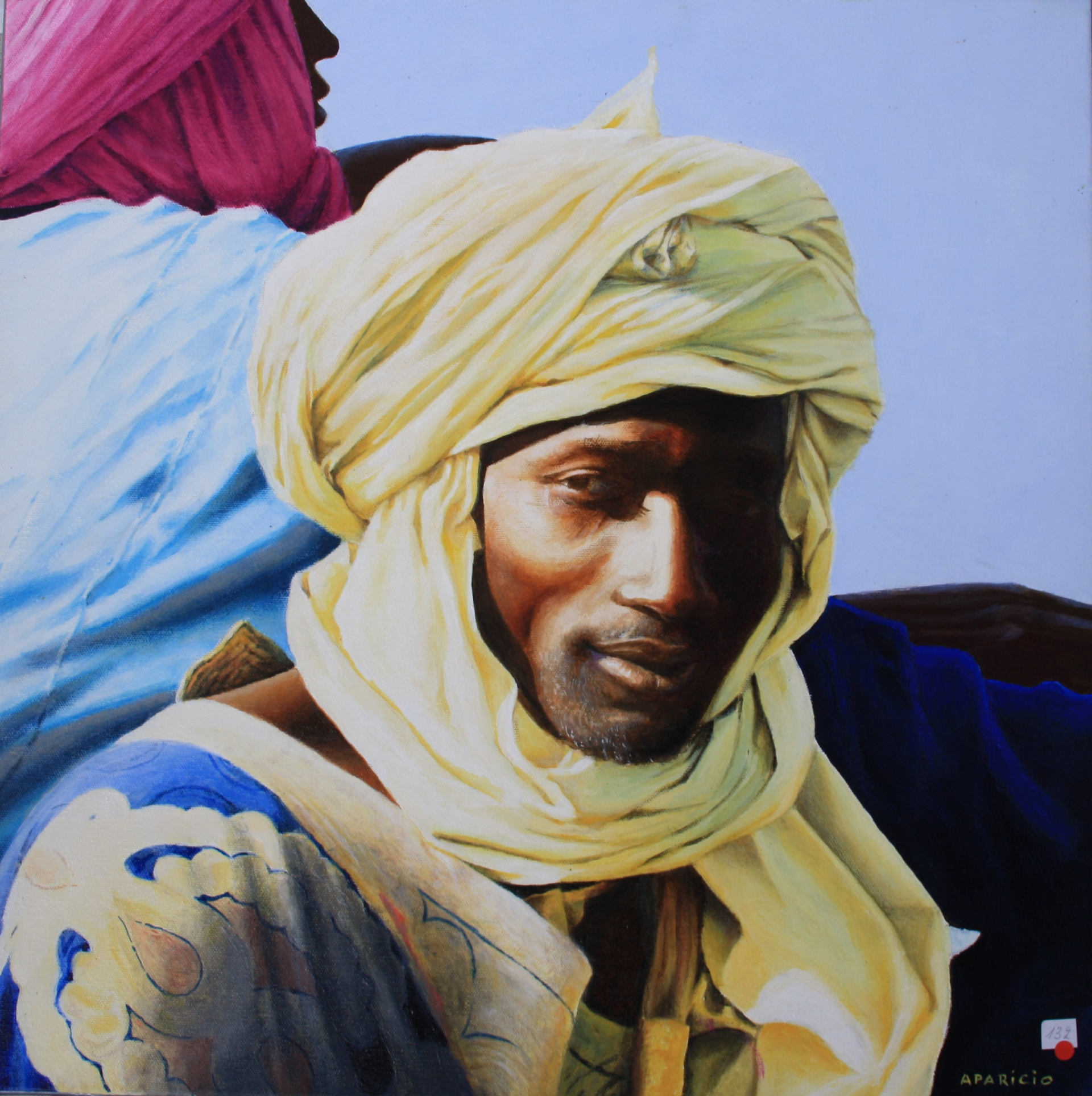 Homme au turban jaune