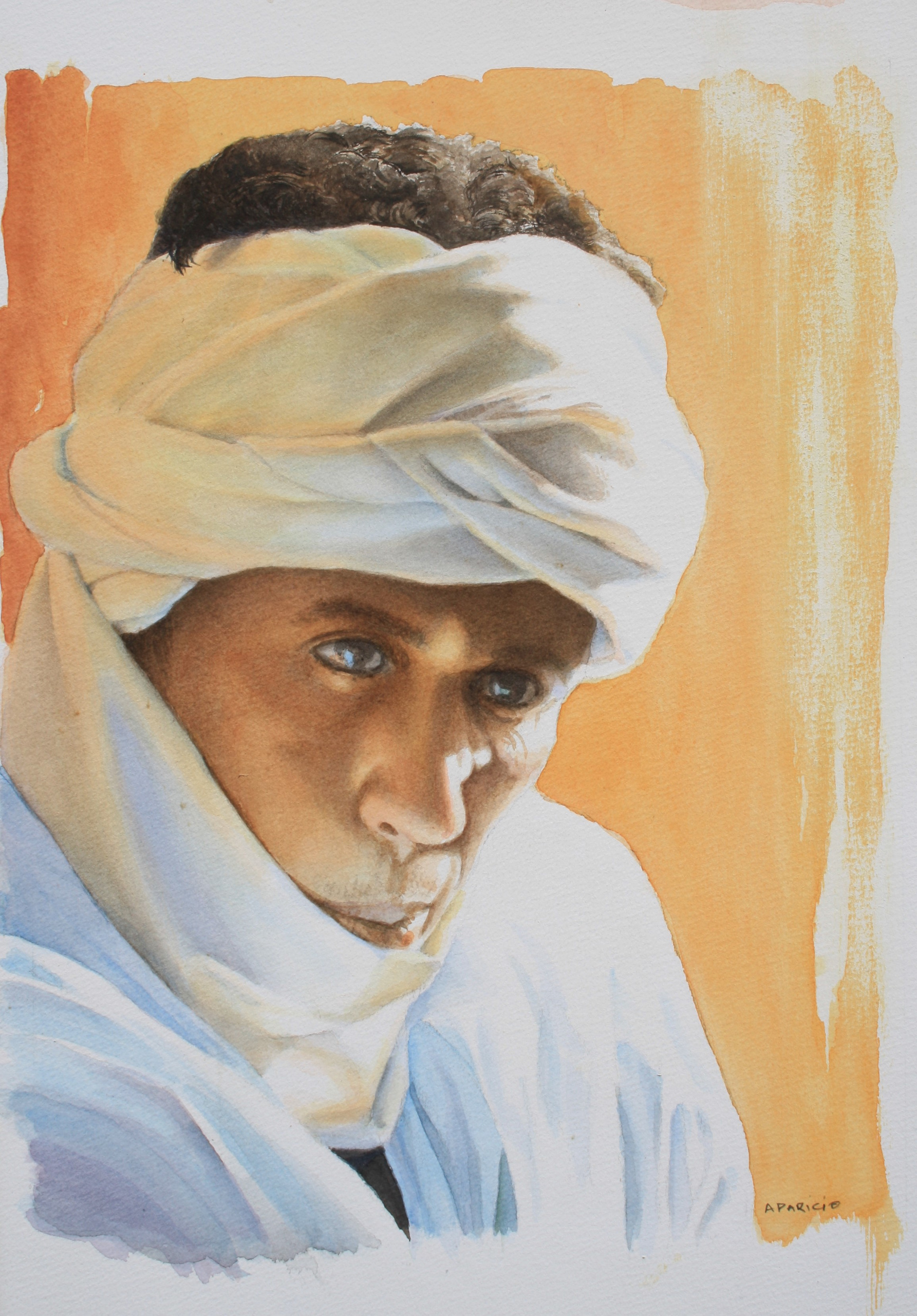 Jeune homme au chèche