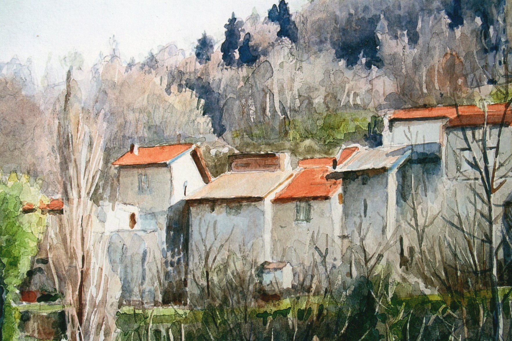 Village en hiver